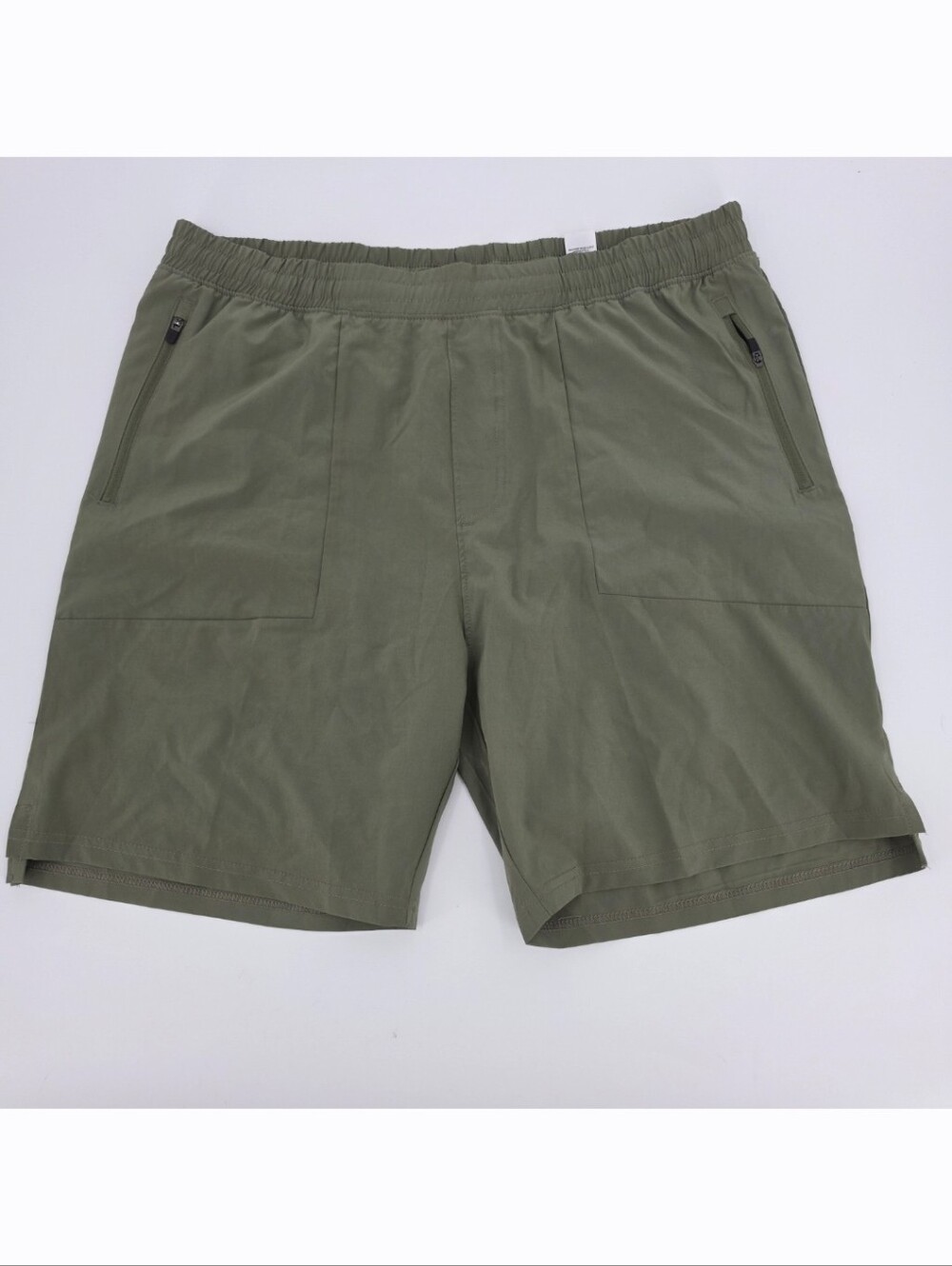 R.O.W Right Of Way Mens Athletic Shorts Large Lined 7" Sage Green NWOT